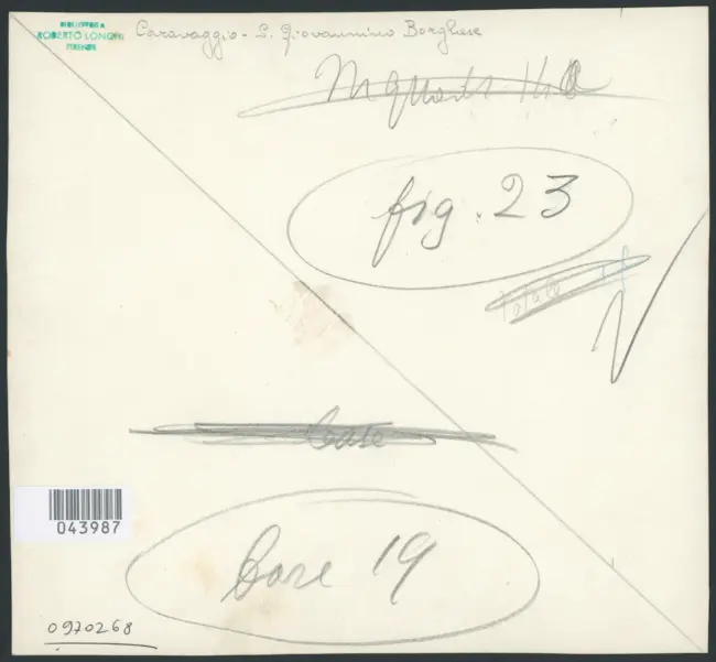 Merisi Michelangelo (Caravaggio) - sec. XVII - San Giovanni Battista nel bosco