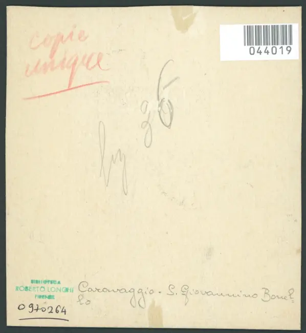 Merisi Michelangelo (Caravaggio) - sec. XVII - San Giovanni Battista alla fonte