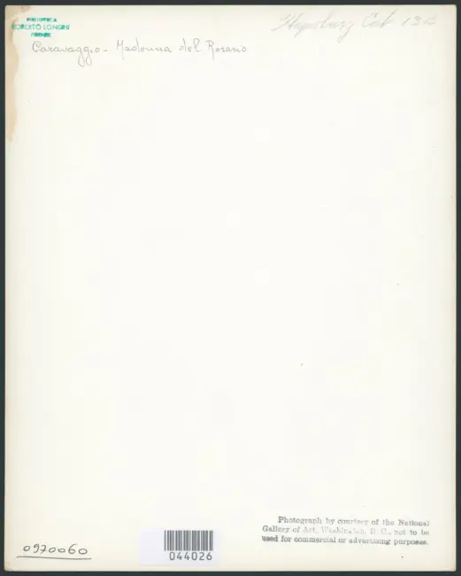 Merisi Michelangelo (Caravaggio) - sec. XVII - Madonna del Rosario