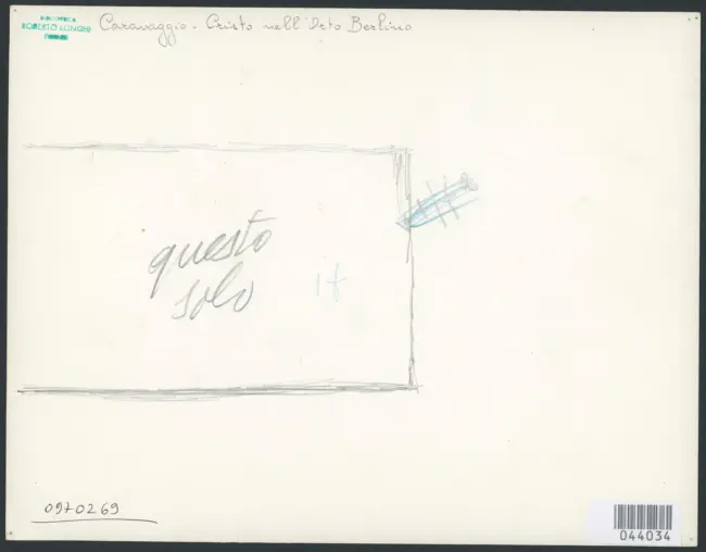 Berlino - Caravaggio - Cristo nell'orto - Museo Imp. Federigo