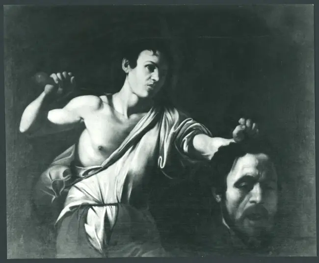 Merisi Michelangelo (Caravaggio) - sec. XVII - David con la testa di Golia