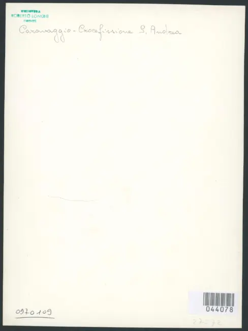 Merisi Michelangelo (Caravaggio) - copia da - sec. XVII - Crocifissione di sant'Andrea