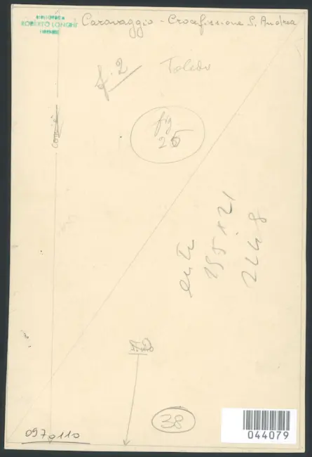 Merisi Michelangelo (Caravaggio) - copia da - sec. XVII - Crocifissione di sant'Andrea