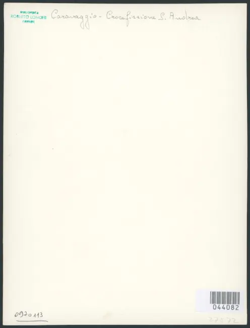 Merisi Michelangelo (Caravaggio) - copia da - sec. XVII - Crocifissione di sant'Andrea