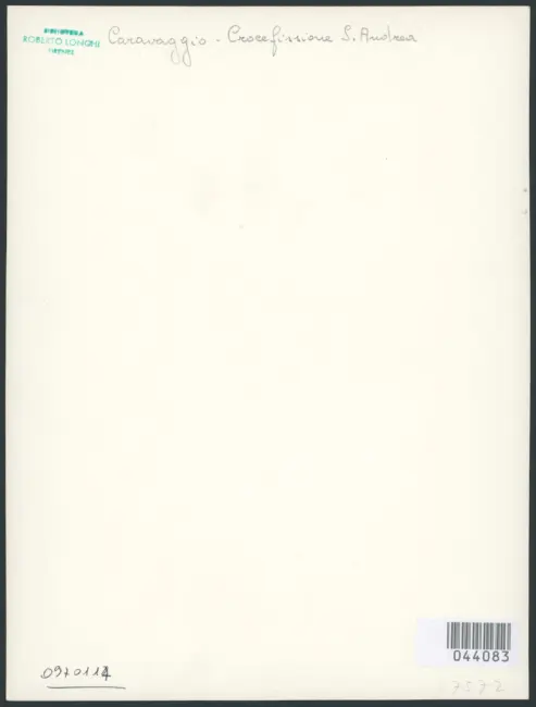 Merisi Michelangelo (Caravaggio) - copia da - sec. XVII - Crocifissione di sant'Andrea