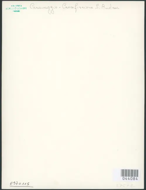 Merisi Michelangelo (Caravaggio) - copia da - sec. XVII - Crocifissione di sant'Andrea