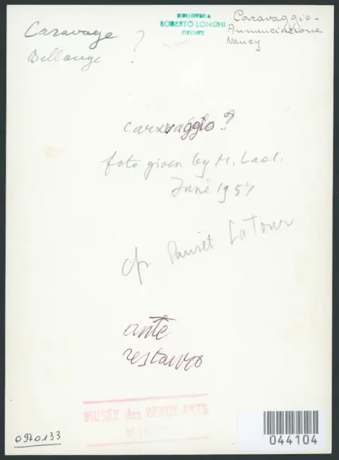 Merisi Michelangelo (Caravaggio) - sec. XVII - Annunciazione