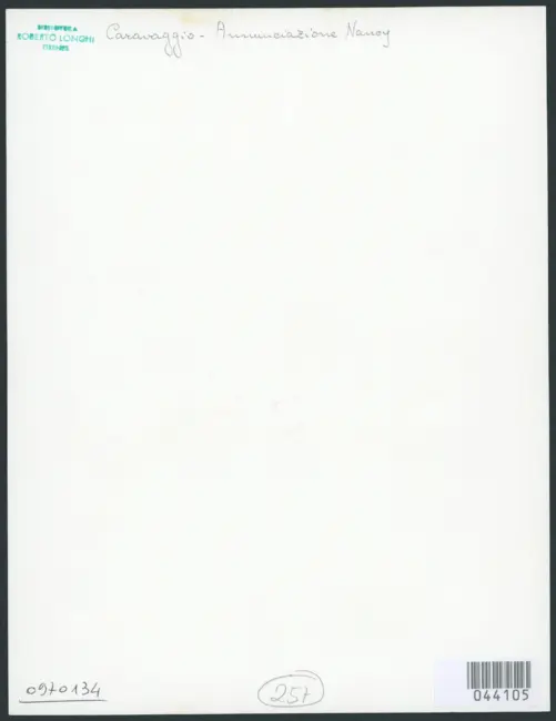 Merisi Michelangelo (Caravaggio) - sec. XVII - Annunciazione