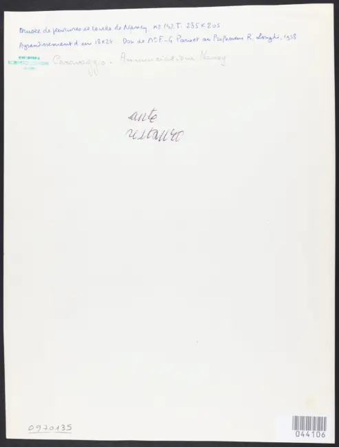 Merisi Michelangelo (Caravaggio) - sec. XVII - Annunciazione