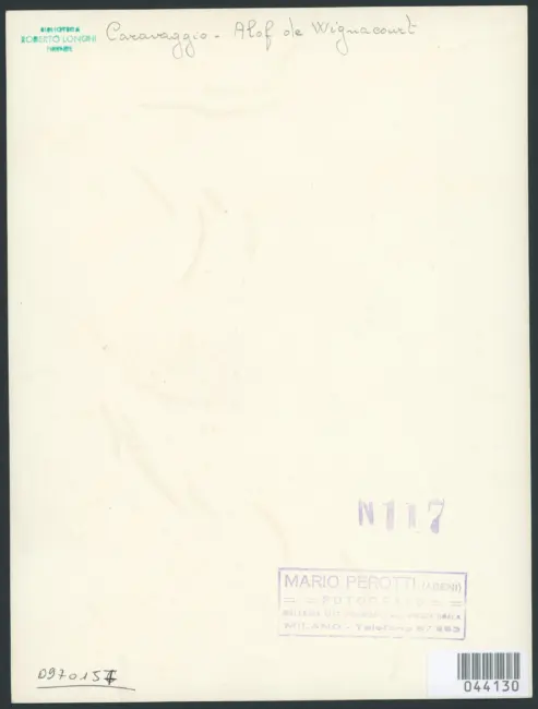 Anonimo caravaggesco - sec. XVII - Ritratto di Alof de Wignacourt in armatura e del suo paggio (Alessandro Costa)