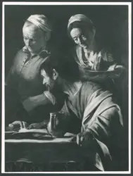 Merisi Michelangelo (Caravaggio) - sec. XVII - Cena in Emmaus